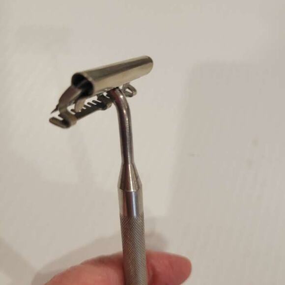 Rare Vintage Rhodes Kriss Kross Swivel Head Injector Safety Razor - Picture 11 of 11